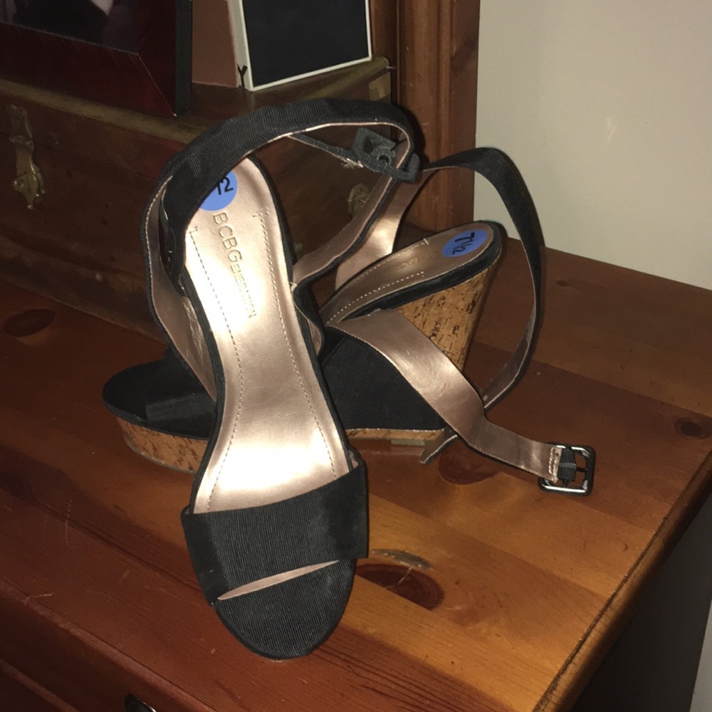 Woman’s Cork N Ribbon Wedge Sexy Shoe